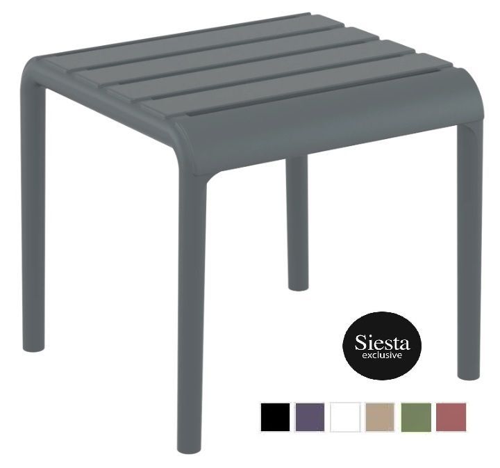 Paris Side Table, Resin Table, Resin Footstool, Somerton Park, The Outdoor Scene SA