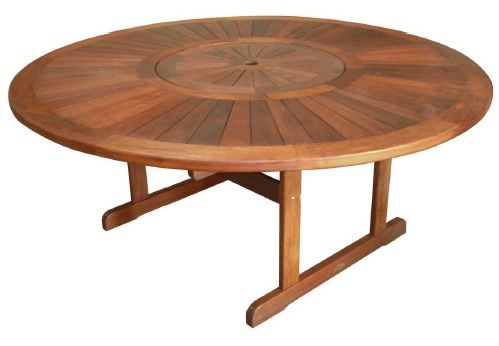 Kwila round table, merbau round table, round timber table, The Outdoor Scene, Somerton Park SA