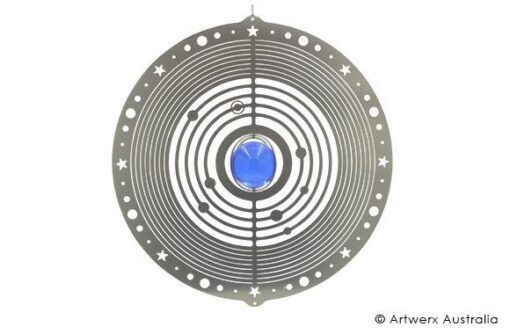 Solar System wind spinner, stainless steel wind spinner, artwerx wind spinner, the outdoor scene, somerton park sa