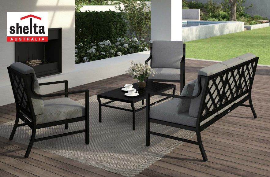 Aluminium Sofa, Outdoor sofa, Outdoor cushions, Hampton Style