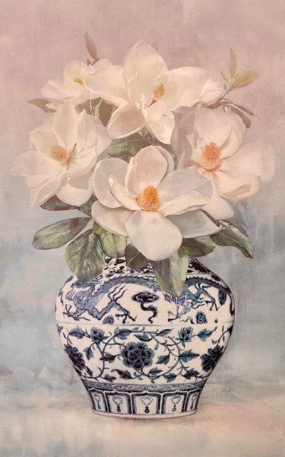 Ginger Jar Camelias Art — Somerton Park, SA — The Outdoor Scene