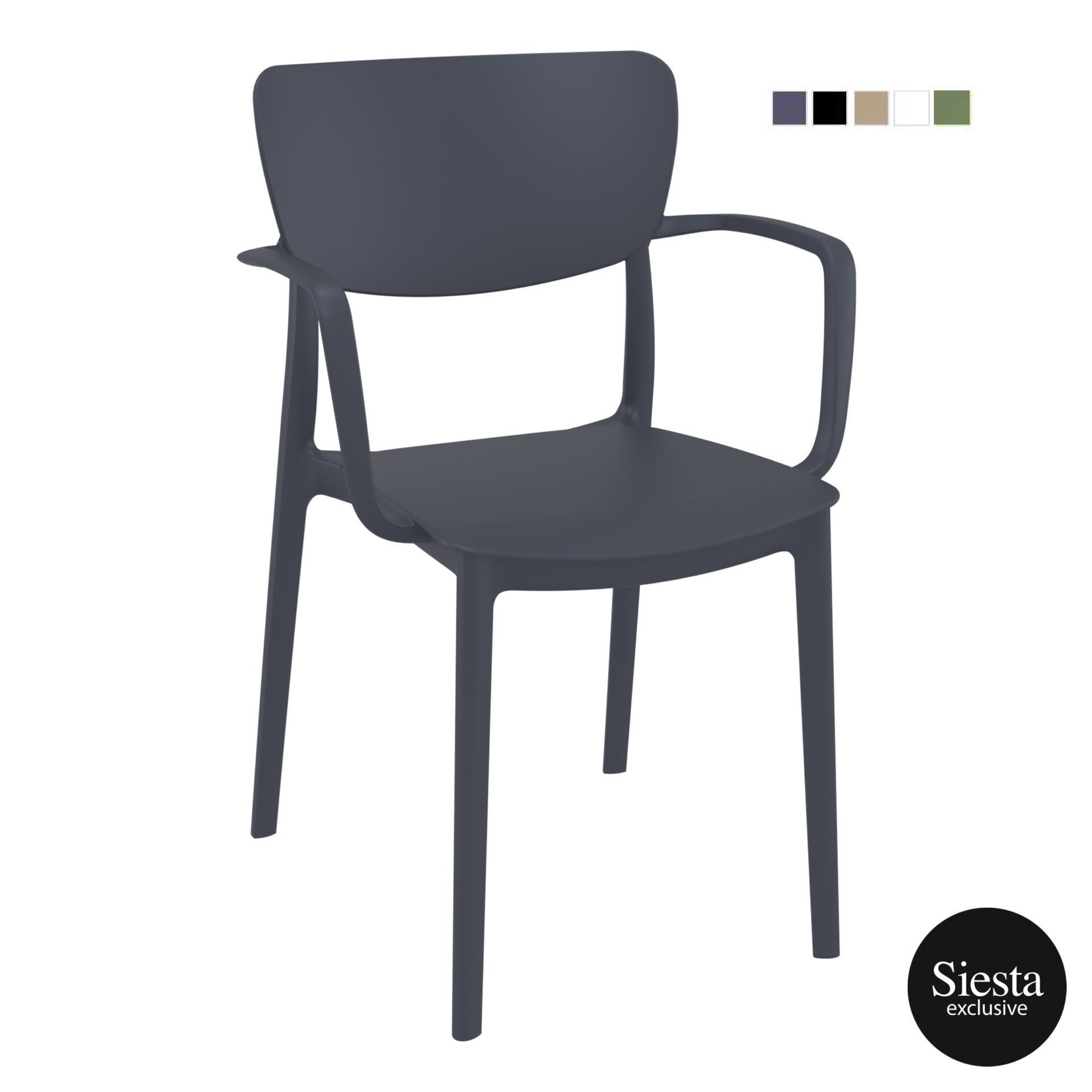 Commercial grade resin, outdoor, stackable
Somerton Park, SA — The Outdoor Scene