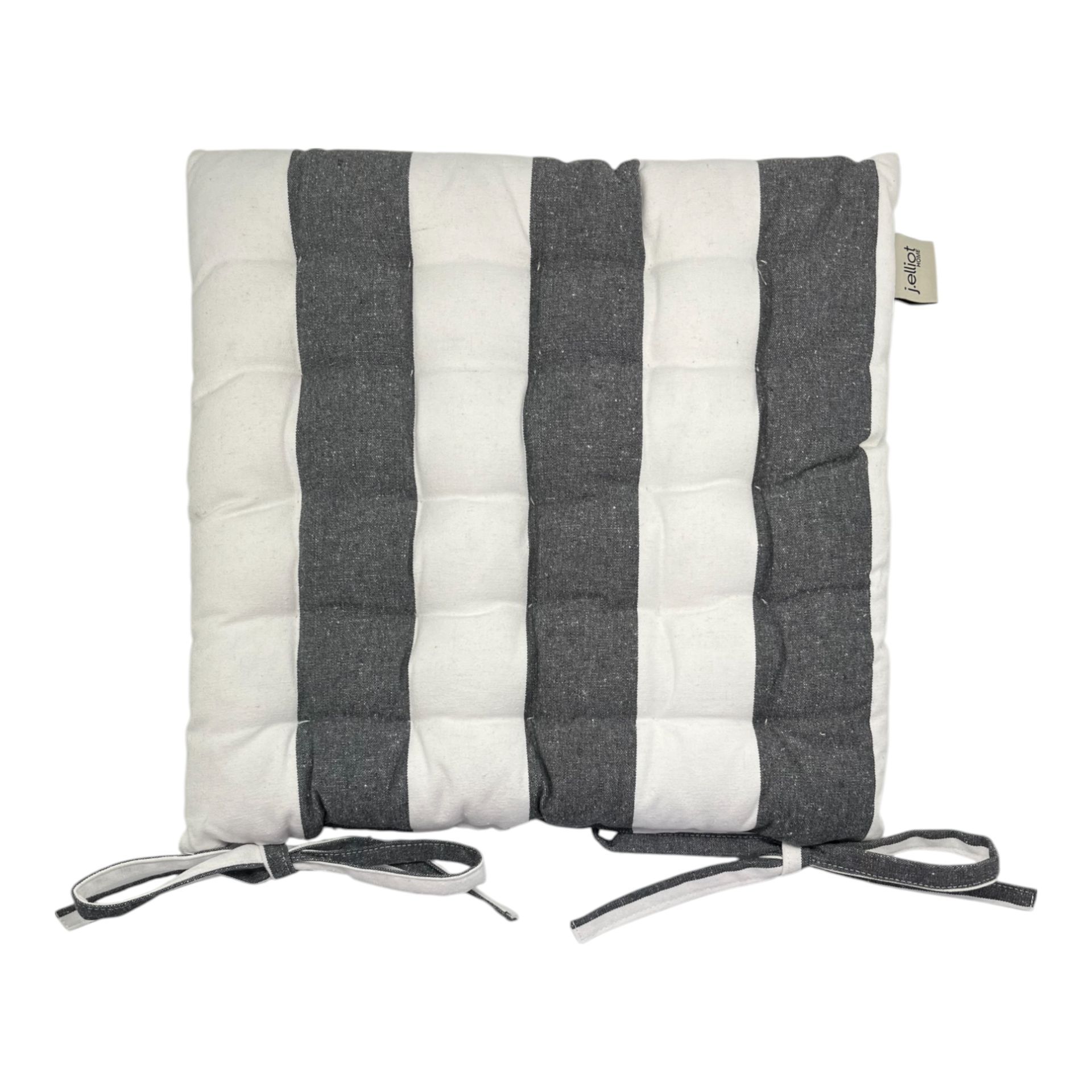 Stripe Chair Pad Black, the outdoor scene, somerton park sa