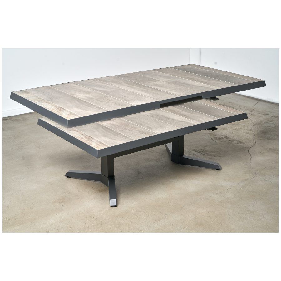 outdoor extension table, aluminium, ceramic
Somerton Park, SA — The Outdoor Scene