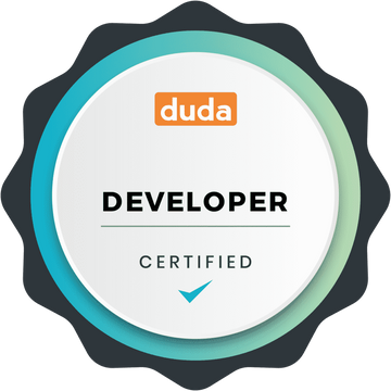 Duda Developer-Certified Badge