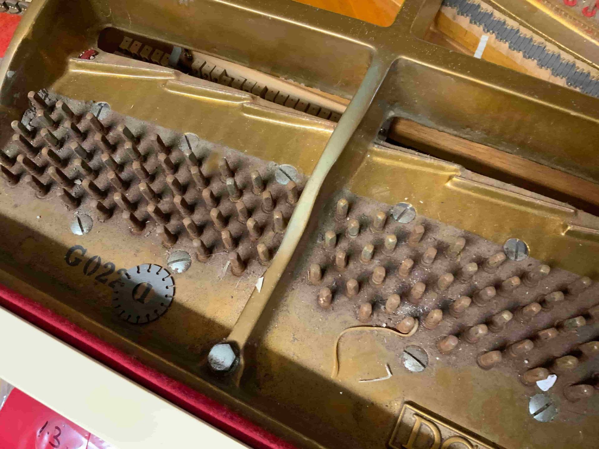 A Close Up Of The Inside Of A Grand Piano — Doug Simpson Piano Tuning In Cairns, QLD