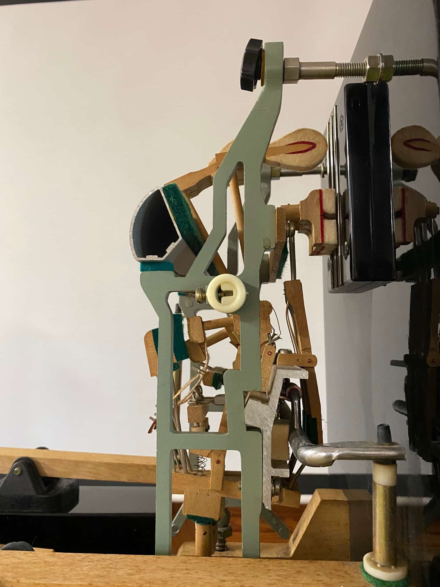 A Close Up Of The Inside Of A Piano — Doug Simpson Piano Tuning In Manunda, QLD