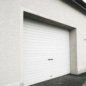 White roller garage doors