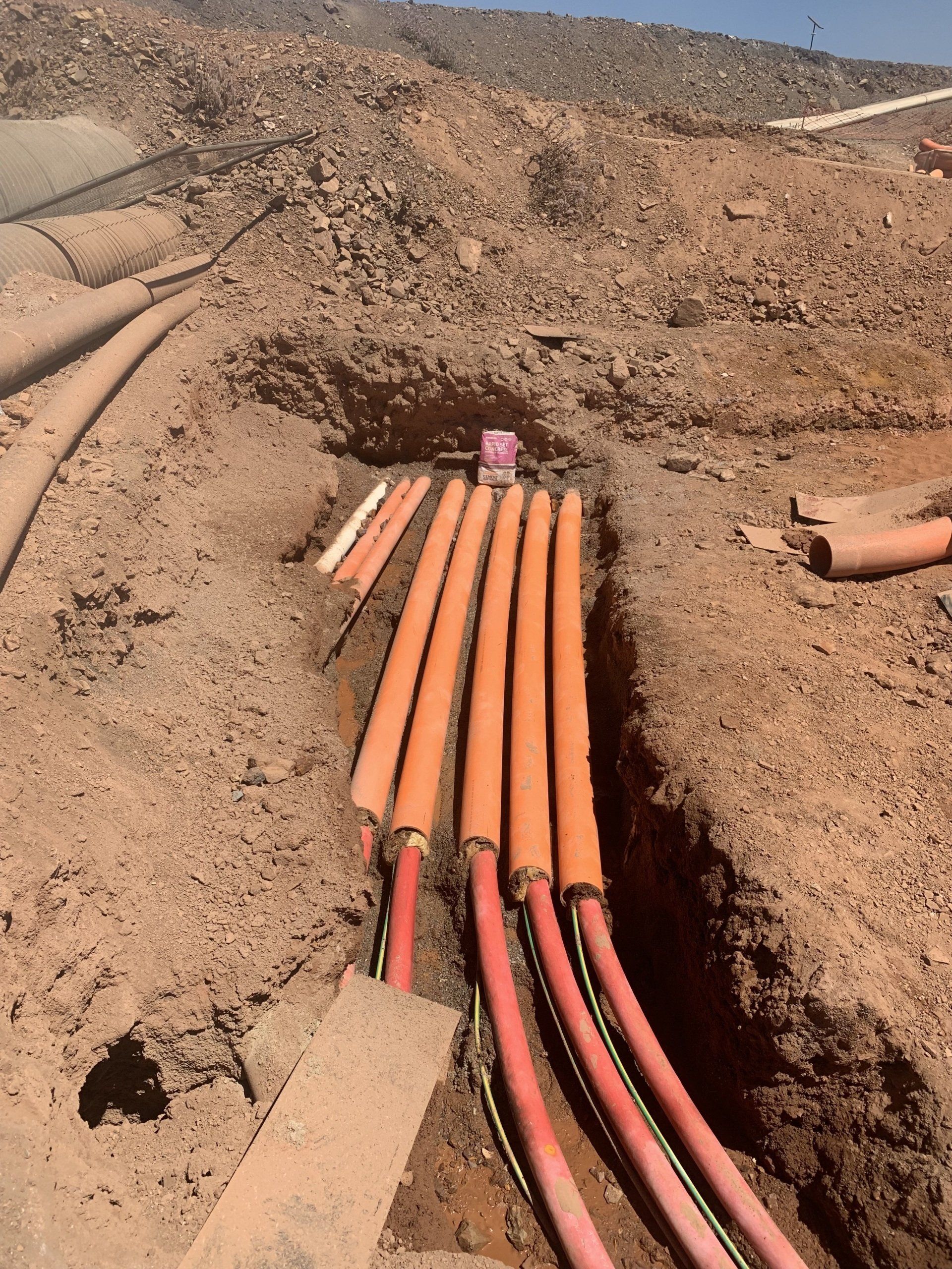 Hydro Excavated Trench with Conduit Inside— Sav’s Plumbing in Mount Isa, QLD