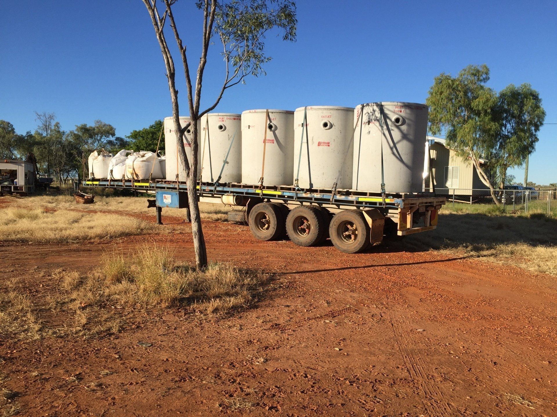 Waste Water Tanks On Trailer — Sav’s Plumbing in Broken Hill, NSW