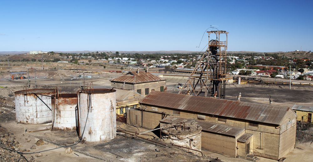 Mining Town Cobar In Outback Australia With Old Mine Buildings — Sav’s Plumbing in Mount Isa, QLD