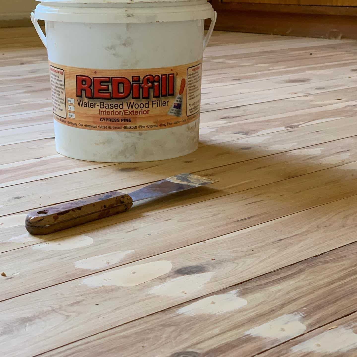 Effective Affordable Floor Sanding with Water-Based Wood Filler — Floor Sanding in Warwick, QLD