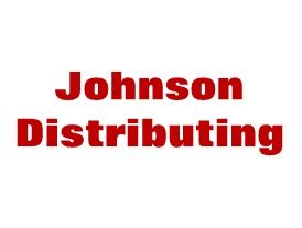 Johnson Distributing logo in red text on a white background.