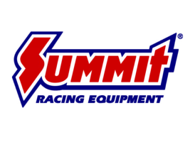 Summit Racing Equipment logo in blue, red, and white.