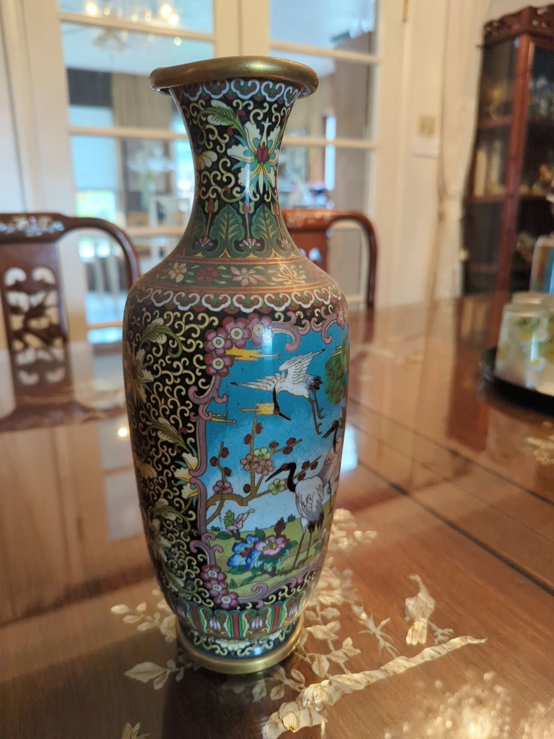 Vintage Chinese Cloisonne Vase