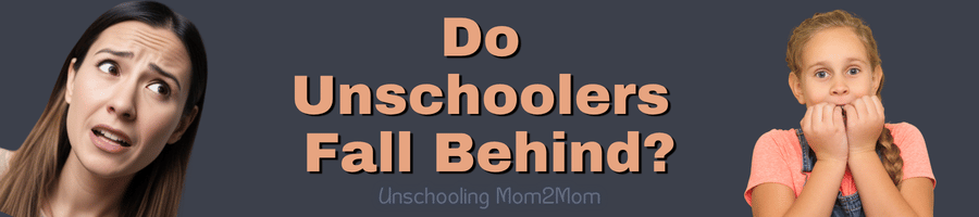Do Unschoolers fall behind? Nervous mom  & nervous kid