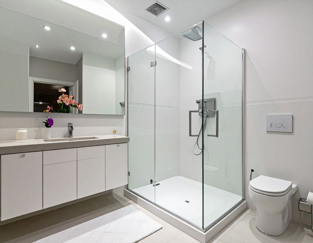 Clear Shower Glass