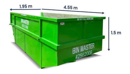 12 cubic metre skip bin