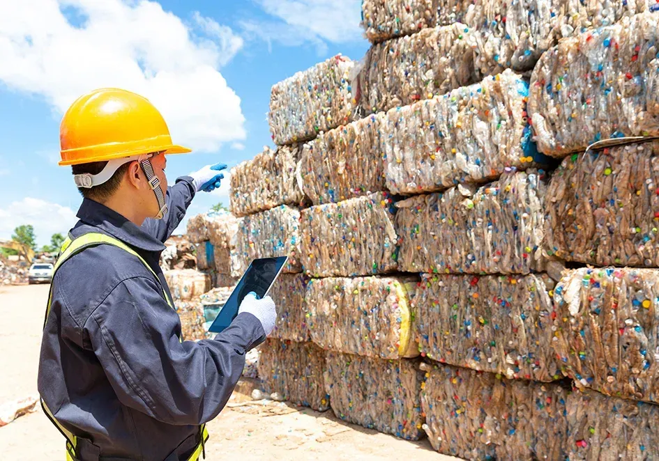 recyclable waste