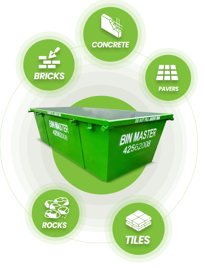 suitable waste for Concrete Skip Bins