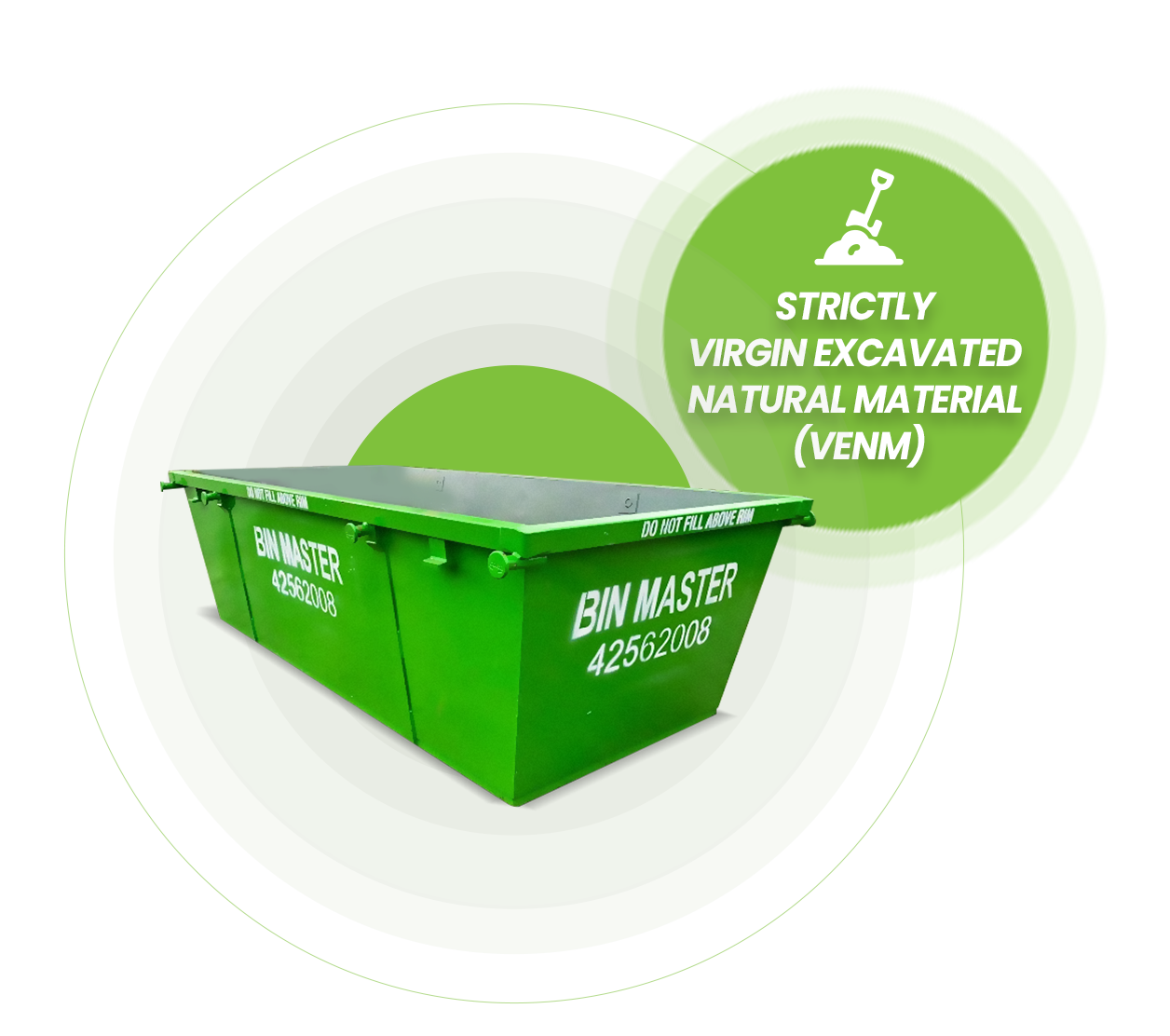 suitable waste for Dirt & Soil Skip Bins