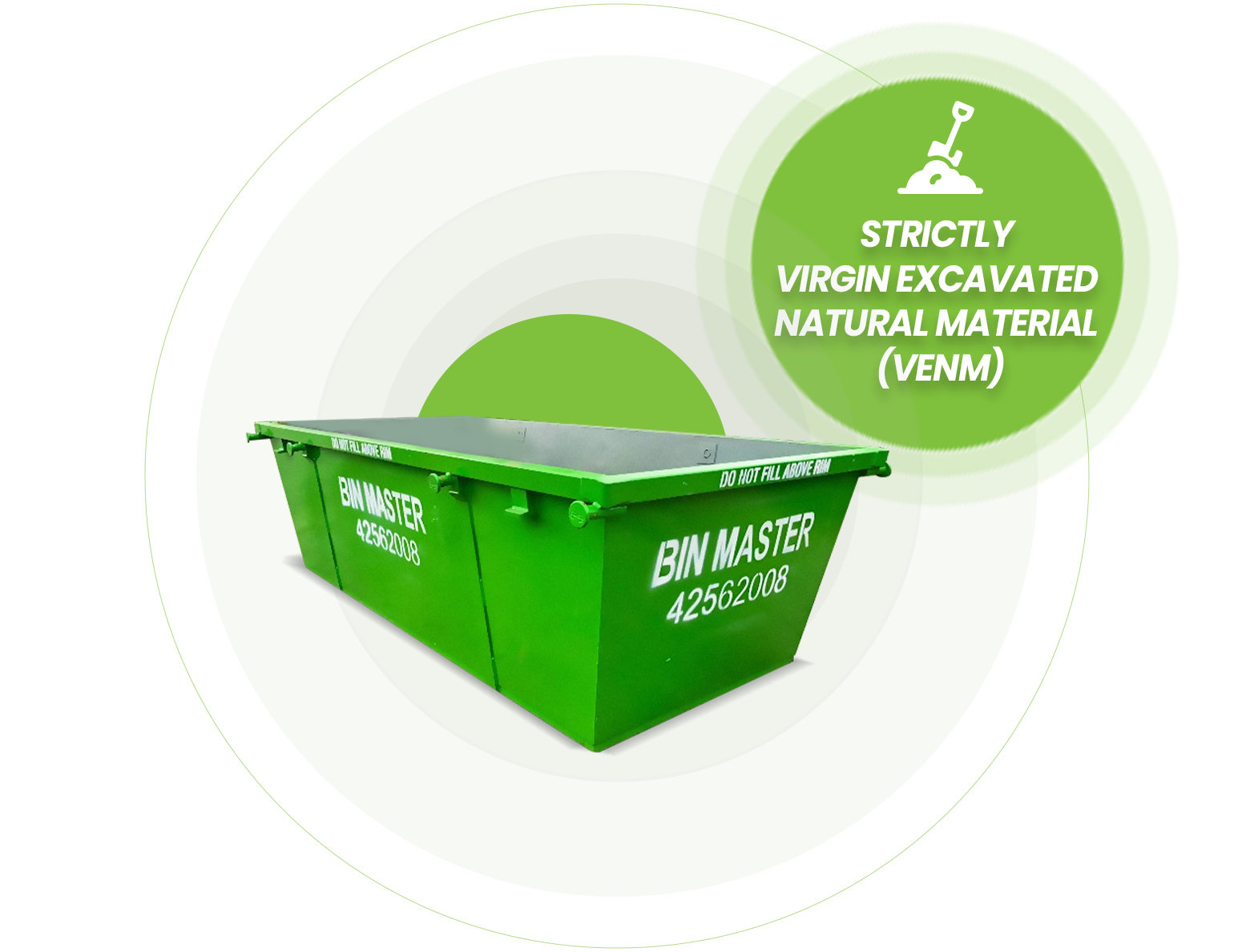 suitable waste for Dirt & Soil Skip Bins