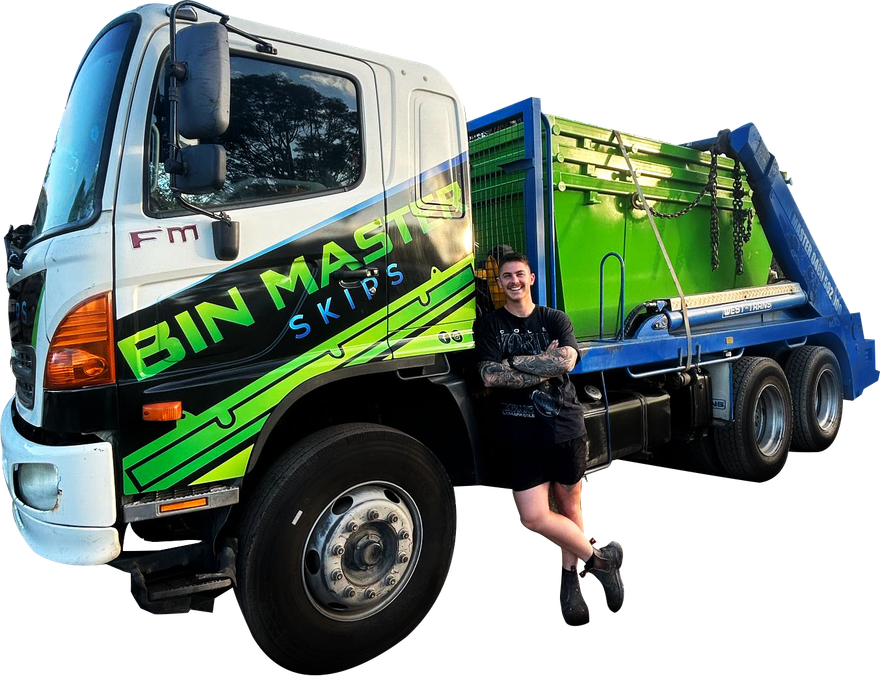 Bin Master skip bin truck