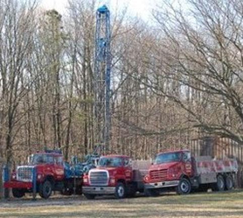 Trucks Parked Together - Well Drilling in Browns Mills, NJ