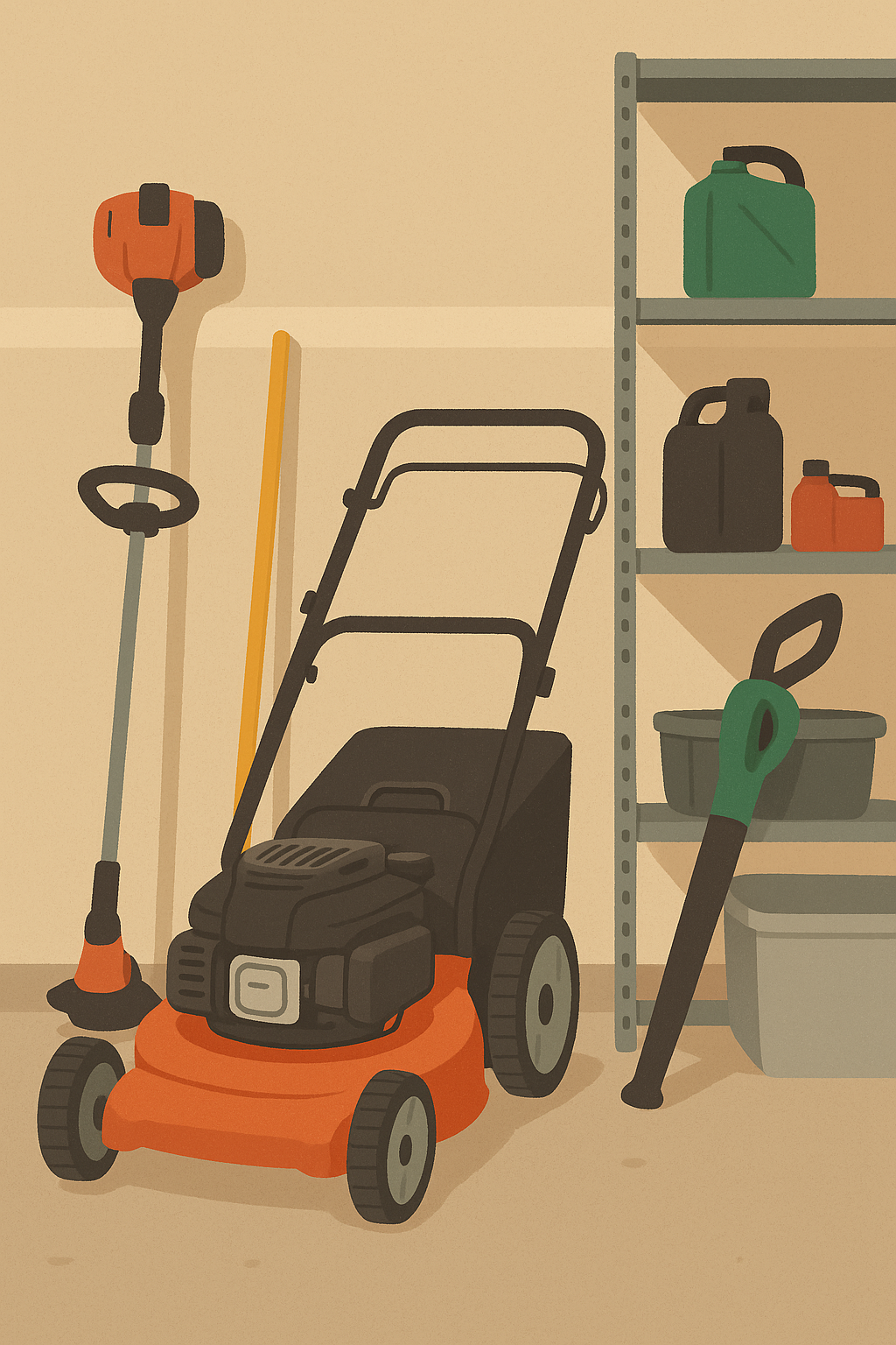 lawn equipment storage tips - Goodfellas Storage