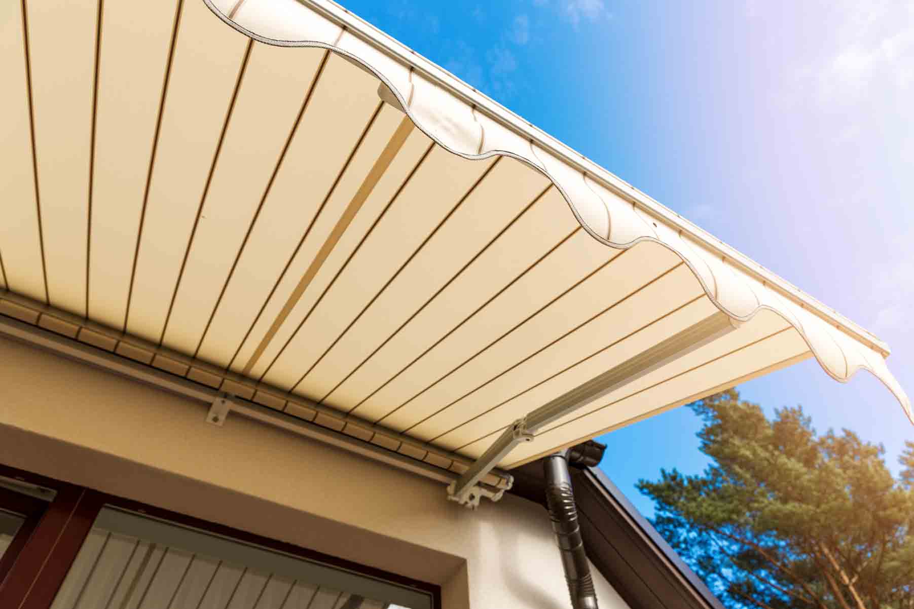 awning over balcony window