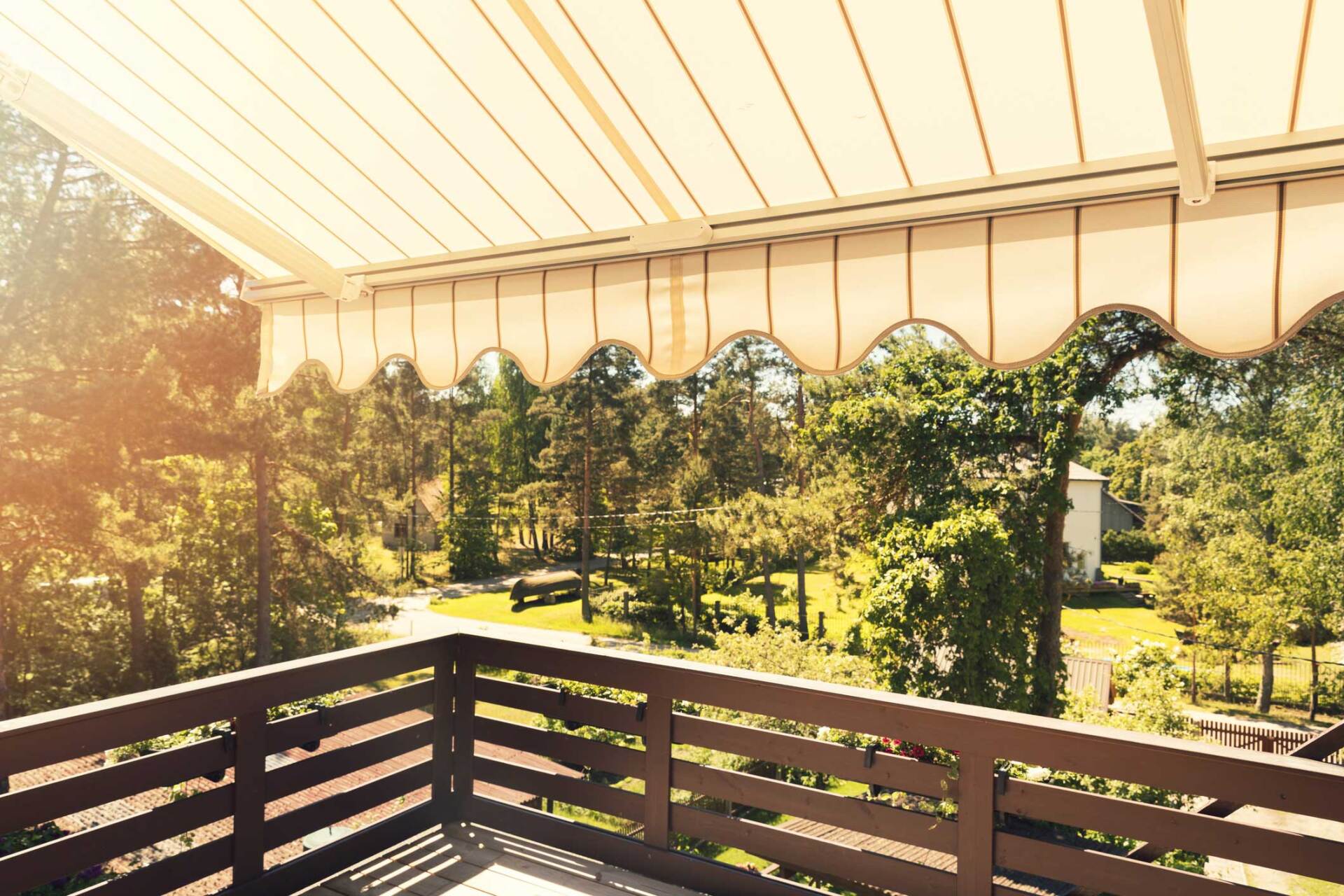 Beautiful View Under Awning — Sanford, Florida — Sunstate Awning