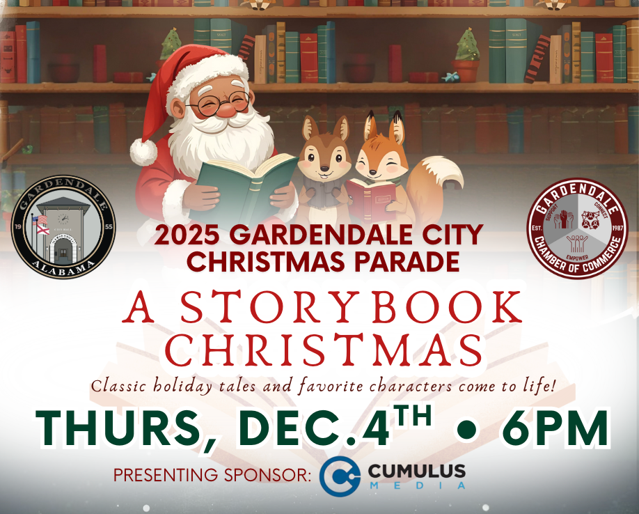 Gardendale Christmas Parade
Open to all.