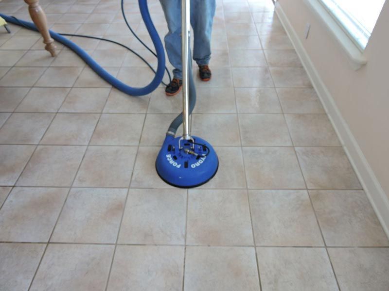 Tiled Floor cleaning