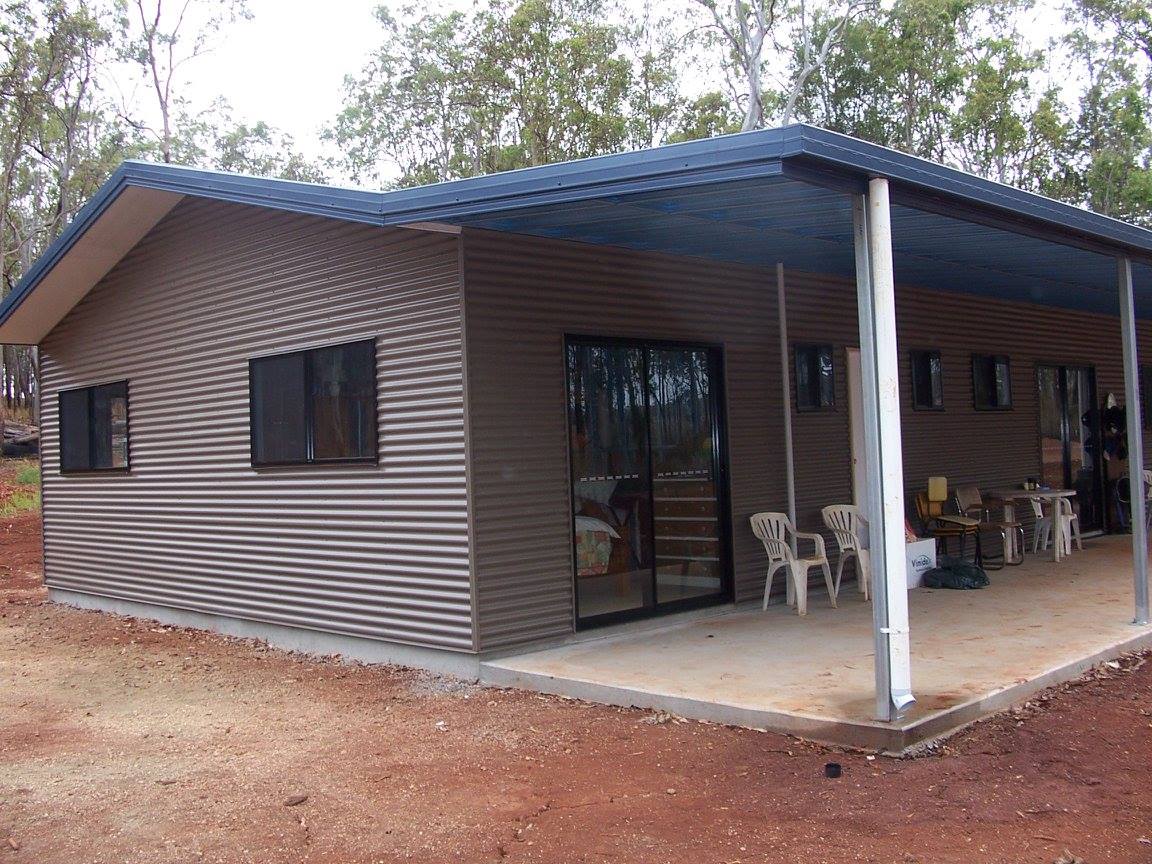 Patio With Outdoor Entertainment Area - Shed Builders in Atherton, QLD