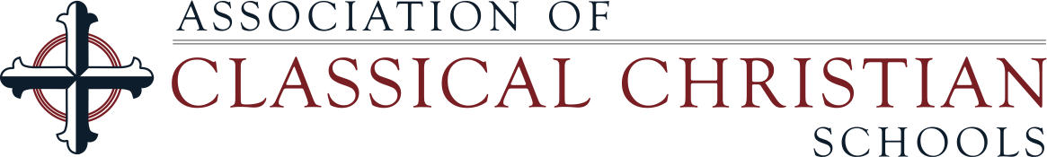 A logo for the association of classical christian schools