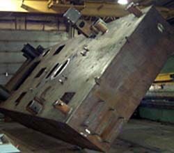 20 ton drilling barge — heavy metal bending in Saugerties, NY