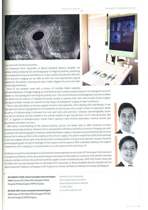 Anal Fistulas This Quarterly Magazine article part 2