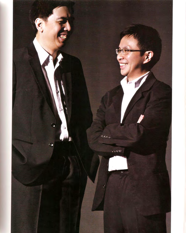 Singapore-based colorectal surgeons Dr. Tsang and Dr. Koh at The Quarterly magazine 2013