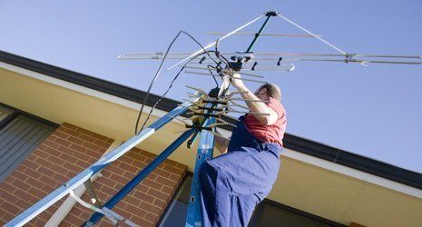 TV aerial repair
