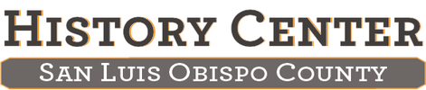 The logo for the history center in san luis obispo county