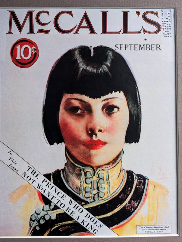 A mccall 's magazine with a woman on the cover