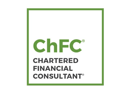 A logo for a chartered financial consultant.