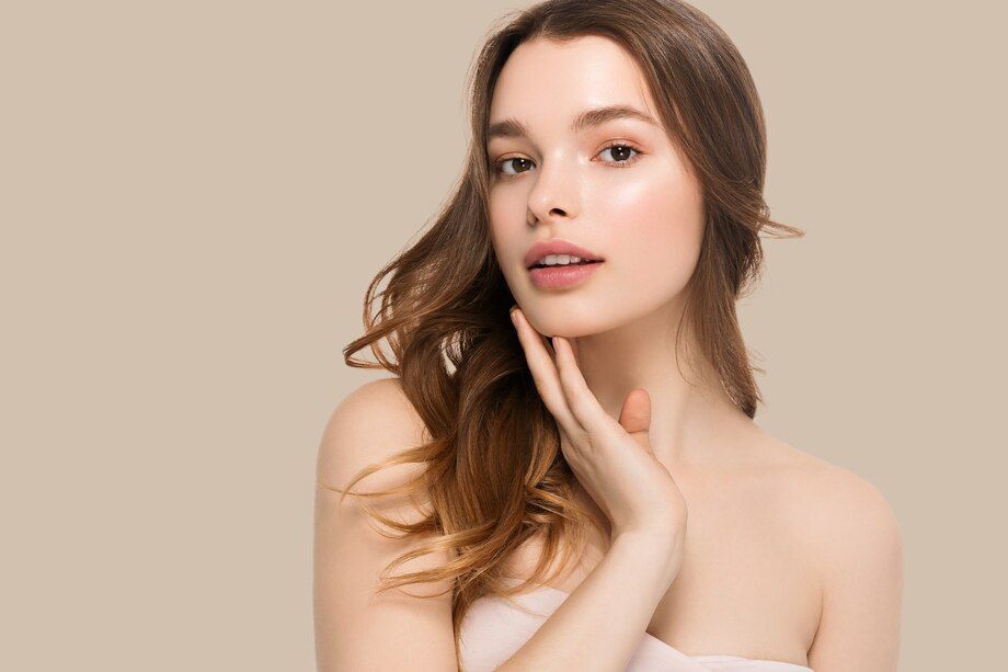 Beautiful Face after successful Collagen Production Treatment