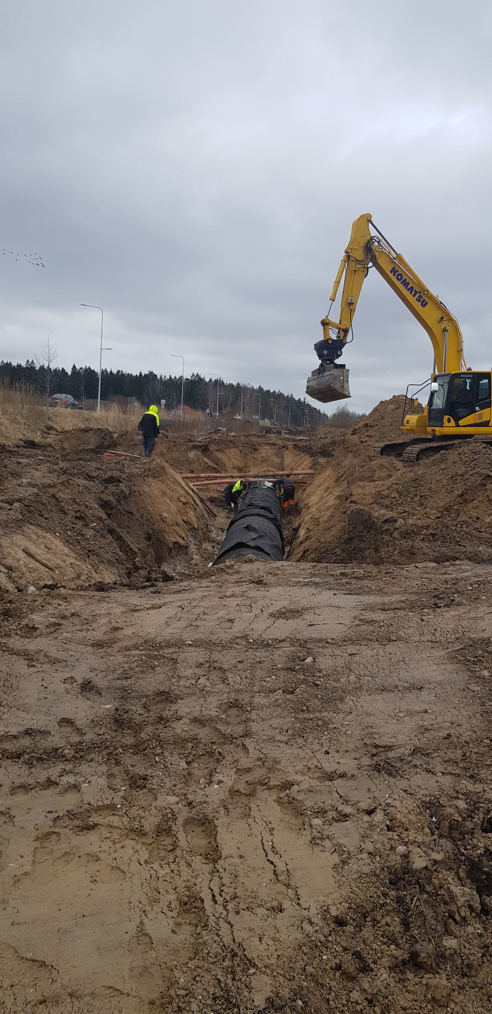 Melioracijos, vandentiekio ir nuotekų įrengimas