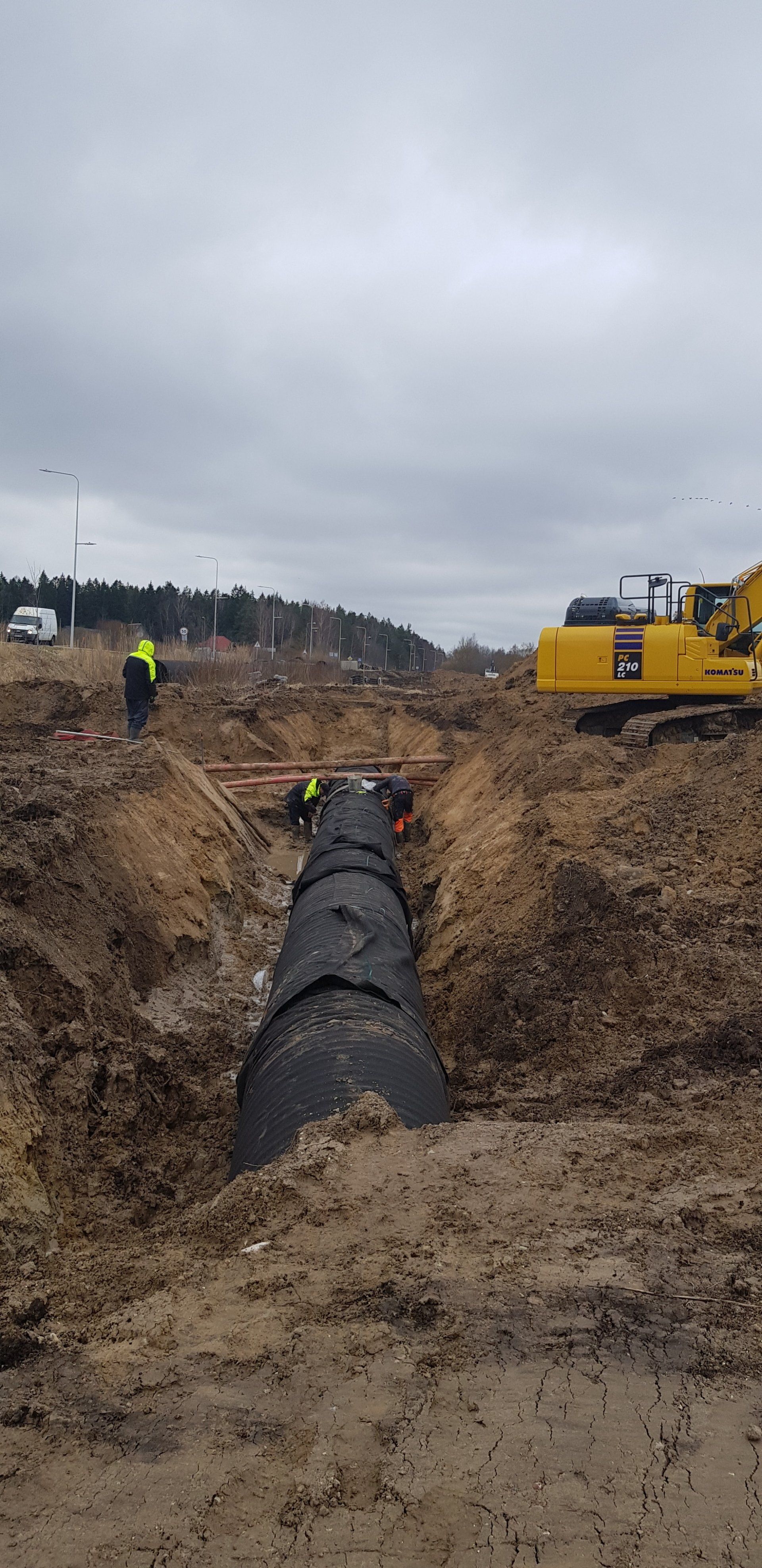 Melioracijos, vandentiekio ir nuotekų įrengimas