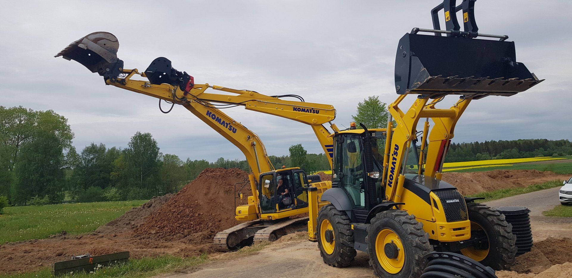 Melioracijos, vandentiekio ir nuotekų įrengimas