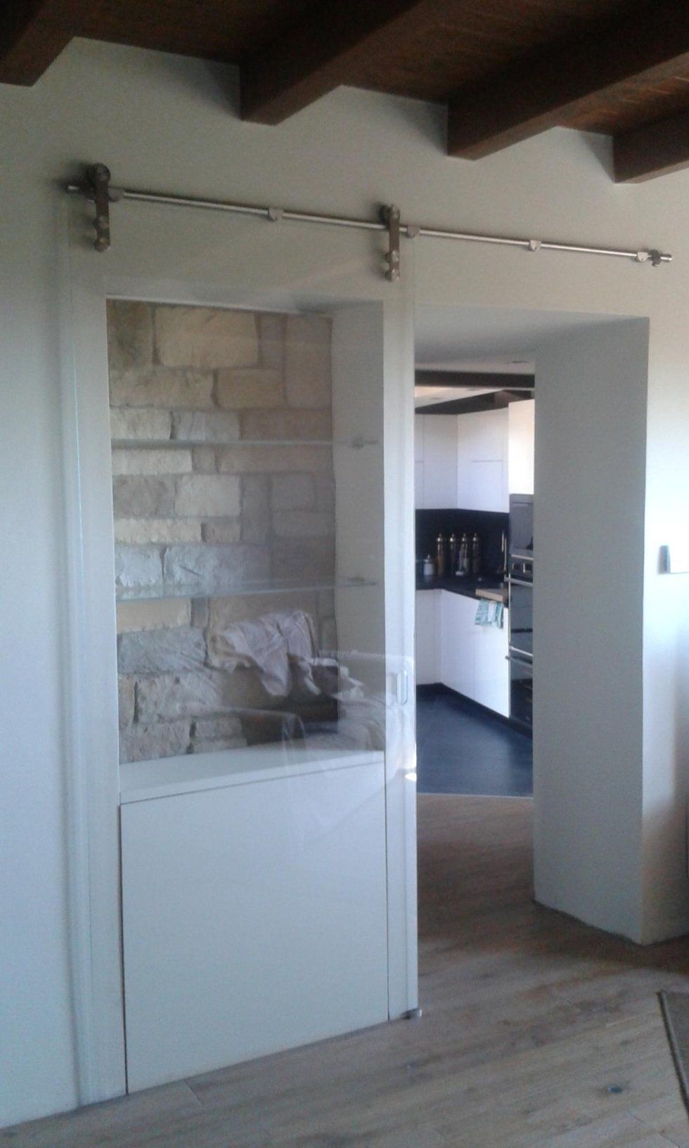 porta in vetro scorrevole 1