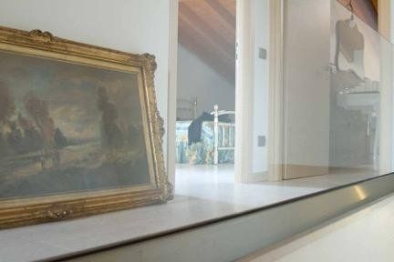 porta in vetro trasparente