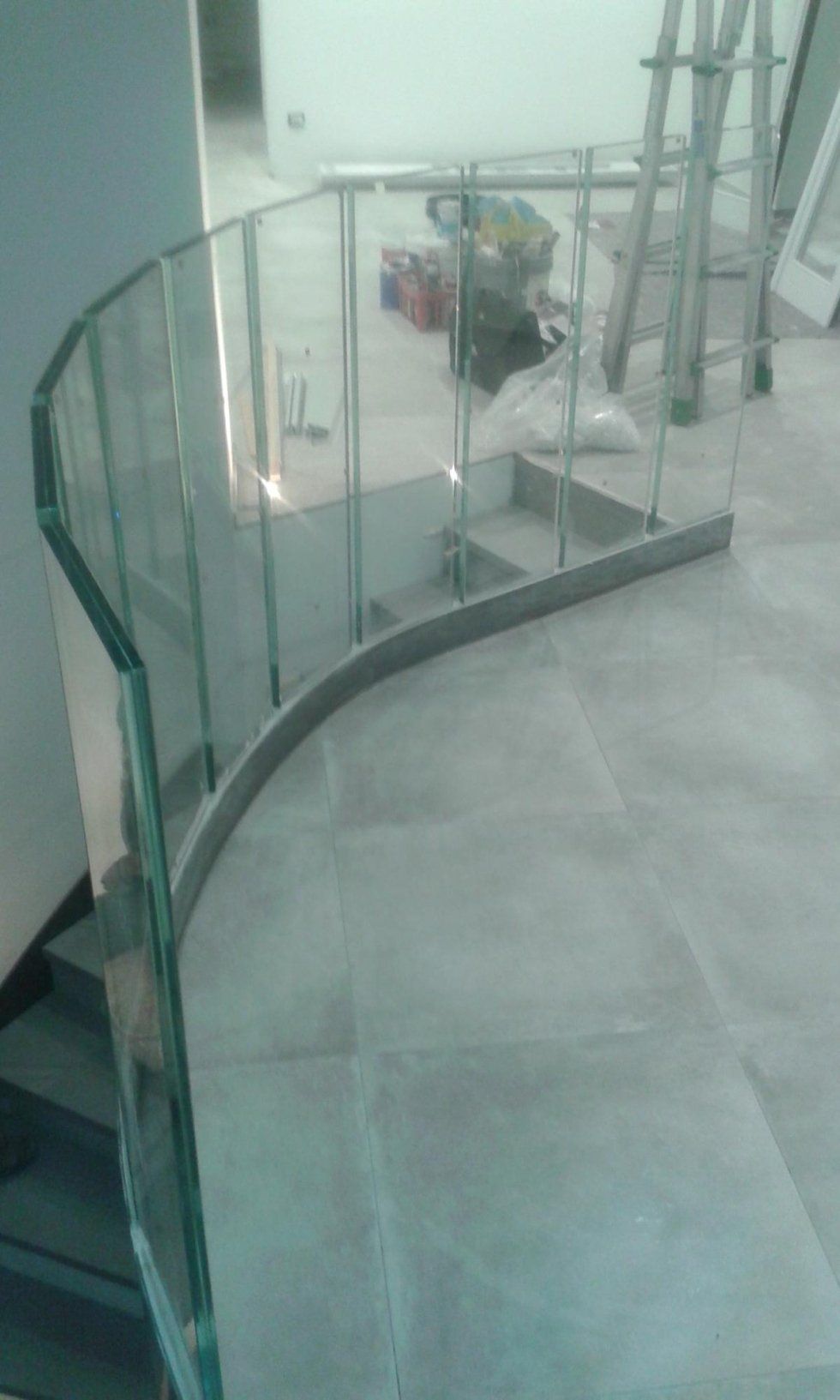 parapetto scale in vetro 3