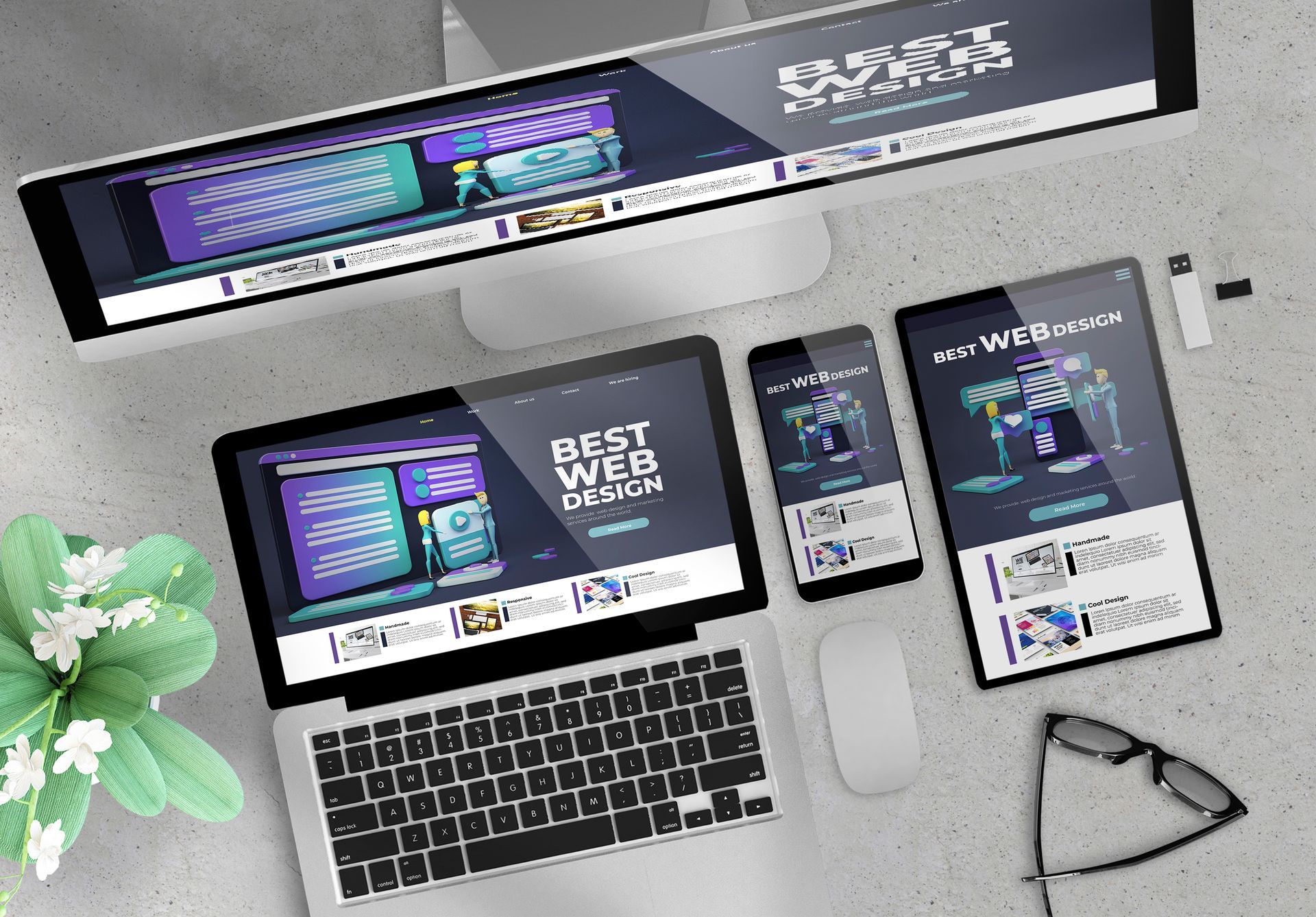 Responsive Website Design by Create (with the number 8) My Site - 985-981-6256